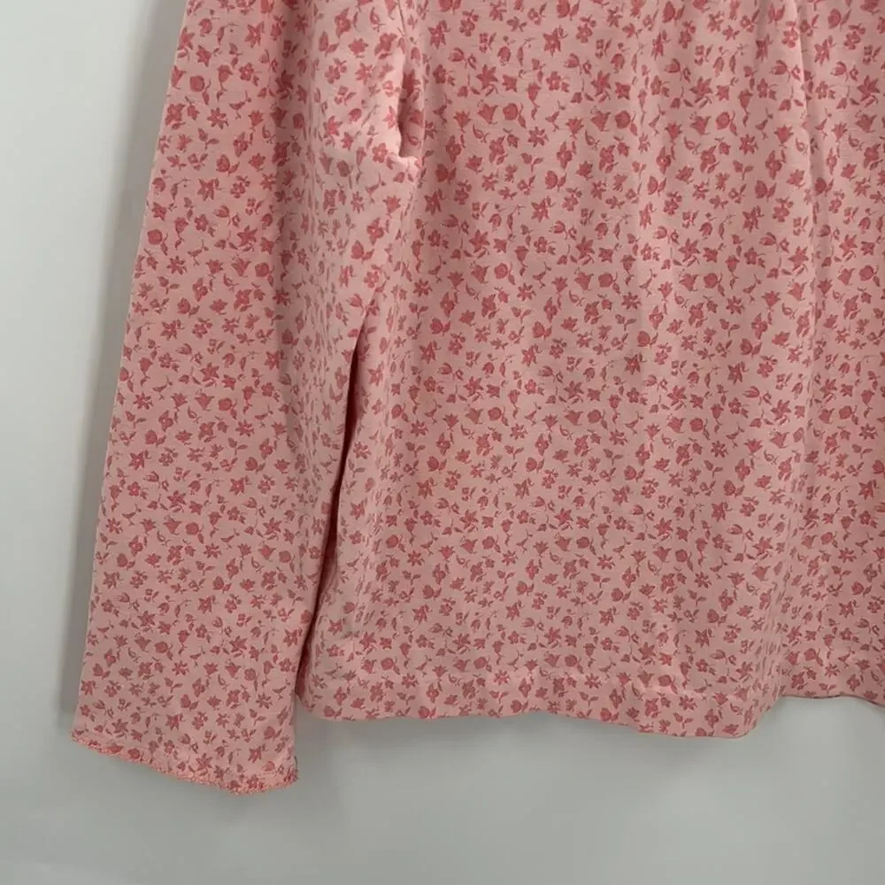 Ralph Lauren Girls Pink Long Sleeve Pullover Round Neck Top size 6